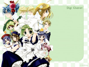 Картинка аниме di gi charat