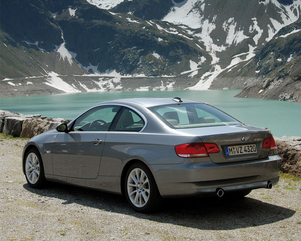 Обои картинки фото bmw, 335i, coupe, 2007, автомобили