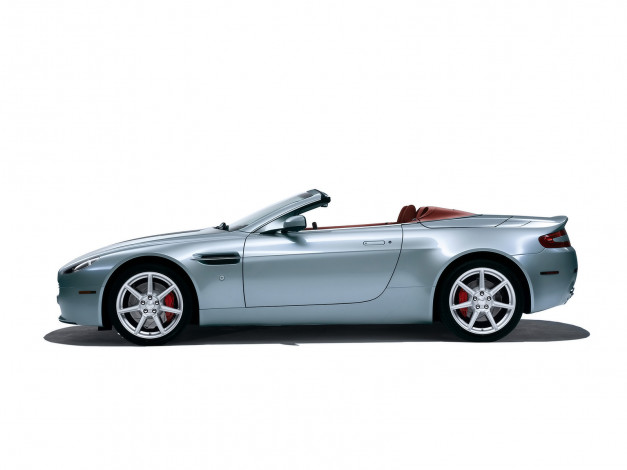 Обои картинки фото 2007, aston, martin, v8, vantage, roadster, автомобили