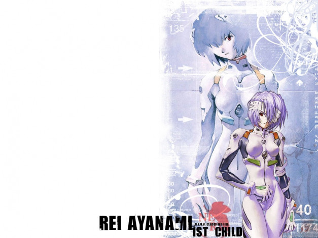 Обои картинки фото аниме, evangelion
