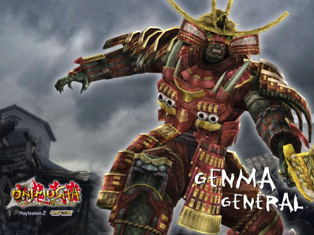 Обои картинки фото onimusha, dawn, of, dreams, видео, игры