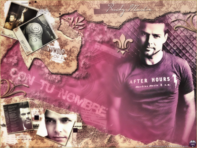 Обои картинки фото ricky, martin, музыка