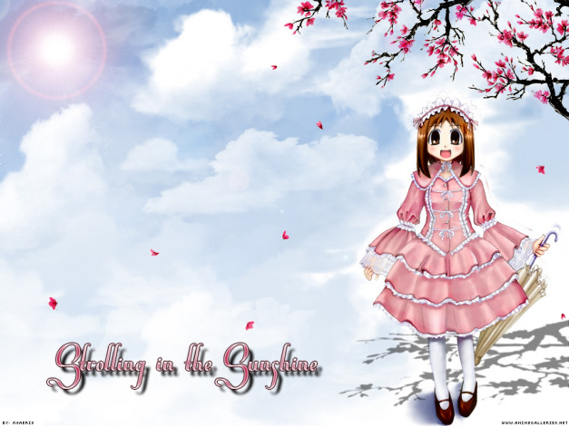 Обои картинки фото аниме, azumanga, daioh