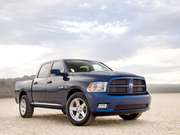 Обои картинки фото dodge, ram, 1500, sport, 2009, автомобили