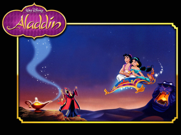 Обои картинки фото мультфильмы, aladdin