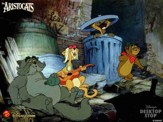 Обои картинки фото мультфильмы, the, aristocats