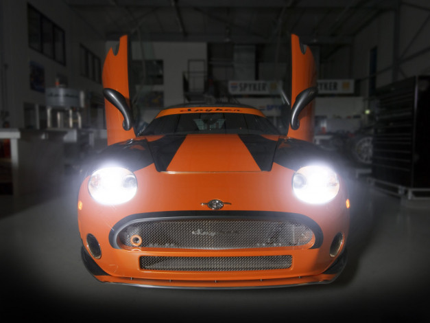 Обои картинки фото spyker, c8, laviolette, lm85, 2009, автомобили