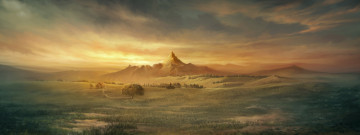 Картинка рисованные природа