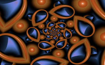 Картинка 3д графика fractal фракталы