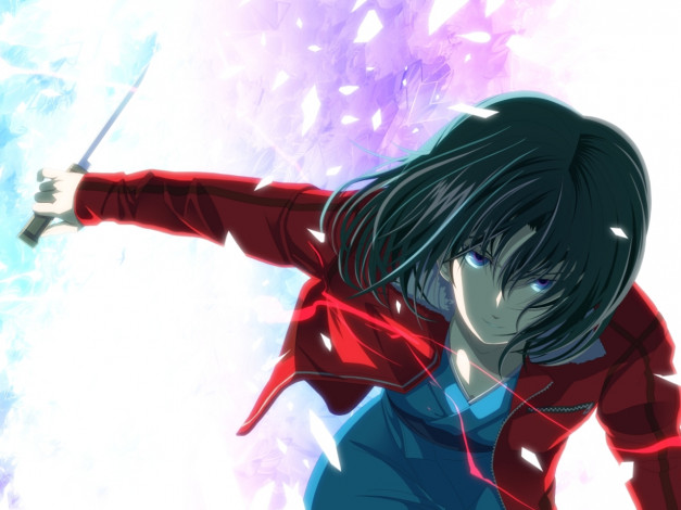 Обои картинки фото аниме, kara, no, kyokai