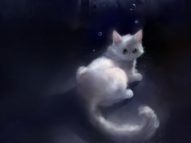 Обои картинки фото рисованные, животные