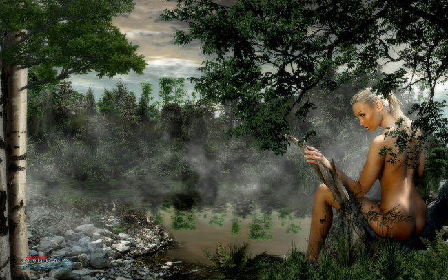 Обои картинки фото фэнтези, девушки