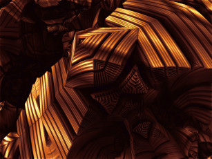 Картинка 3д графика fractal фракталы абстракция