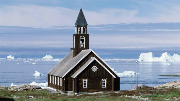 Картинка города католические соборы костелы аббатства дом море