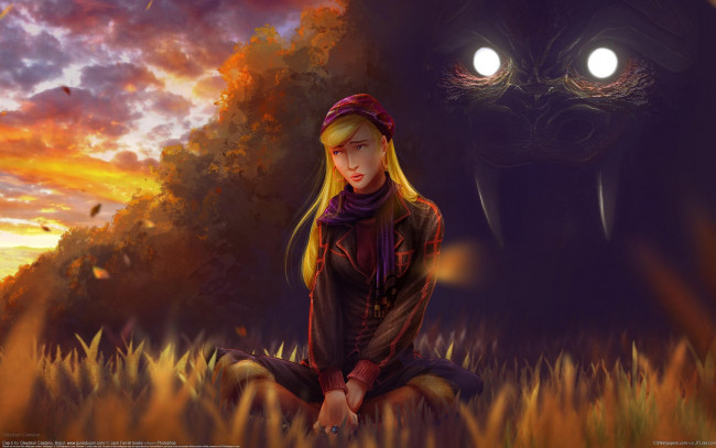 Обои картинки фото gleydson, caetano, фэнтези, красавицы, чудовища, девушка