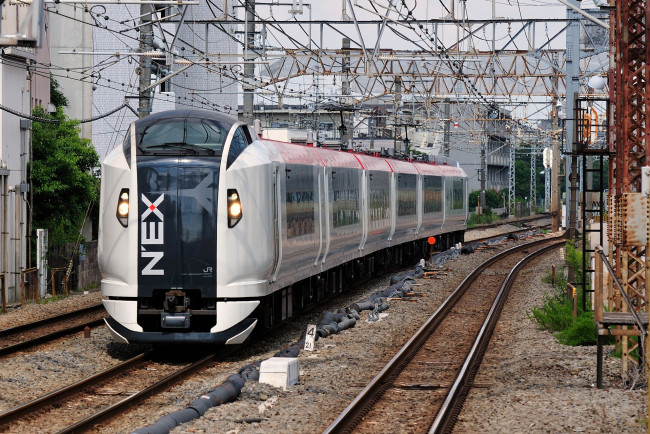 Обои картинки фото техника, поезда, рельсы, поезд