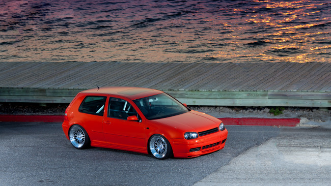 Обои картинки фото автомобили, volkswagen, golf