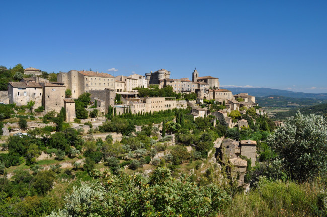 Обои картинки фото gordes, франция, города, панорамы