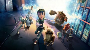 Картинка мультфильмы astro boy роботы