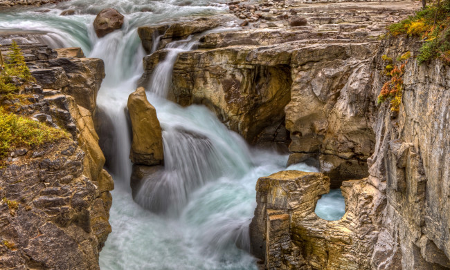 Обои картинки фото природа, реки, озера, поток, река, скалы