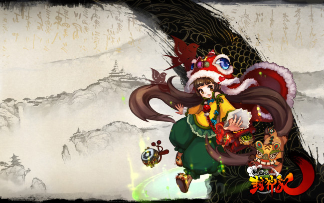 Обои картинки фото gods, mind, видео, игры, ~~~другое~~~, птицы, шляпа, девушка