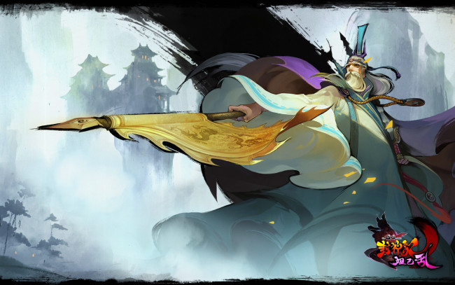 Обои картинки фото gods, mind, видео, игры, ~~~другое~~~, воин, флаг