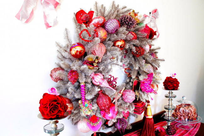 Обои картинки фото праздничные, украшения, рождественский, венок