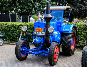 Картинка lanz+bulldog техника тракторы колесный трактор