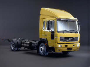 Картинка автомобили volvo+trucks volvo fl желтый