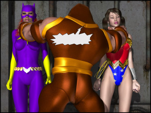 Картинка lordsnot 3д+графика фантазия+ fantasy супермены взгляд девушки