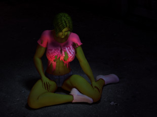 Картинка 3д+графика люди+ people взгляд девушка фон