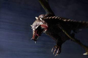 Картинка 3д+графика существа+ creatures дракон клыки пасть