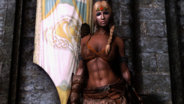 Картинка 3д+графика амазонки+ amazon взгляд девушка