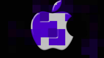 Картинка компьютеры apple фон логотип