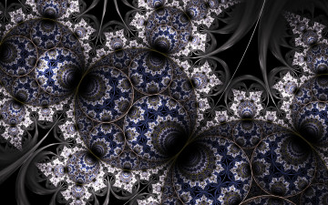 Картинка 3д+графика фракталы+ fractal узор фон цвета