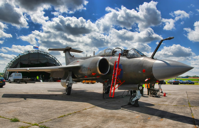Обои картинки фото blackburn buccaneer, авиация, боевые самолёты, истребитель