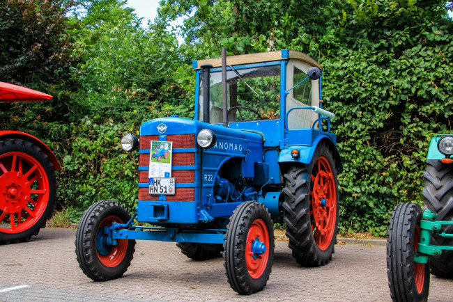 Обои картинки фото hanomag, техника, тракторы, колесный, трактор