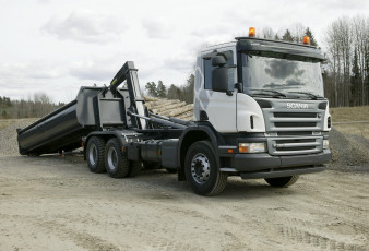 Картинка автомобили scania+ выставка улица p380 scania