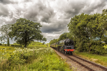 Картинка техника паровозы дорога железная паровоз рельсы