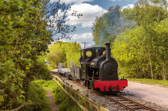 Картинка техника паровозы паровоз рельсы дорога железная