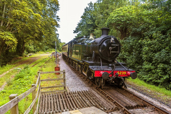 Картинка техника паровозы рельсы дорога железная паровоз