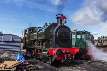 Картинка техника паровозы рельсы паровоз дорога железная