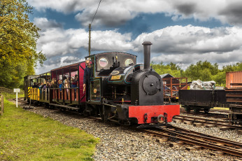 Картинка техника паровозы рельсы паровоз дорога железная