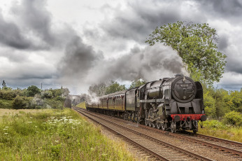 Картинка техника паровозы железная паровоз рельсы дорога