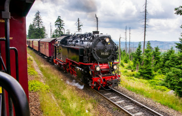 Картинка техника паровозы дорога железная паровоз рельсы