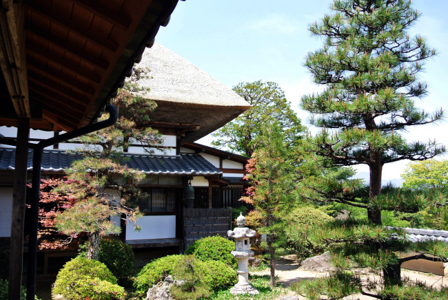 Обои картинки фото города, - здания,  дома, деревья, дом, Япония