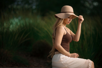 Картинка девушки -unsort+ блондинки лицо взгляд