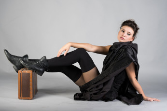 Картинка девушки -unsort+ брюнетки +шатенки лицо взгляд