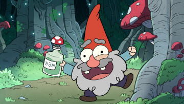 Картинка мультфильмы gravity+falls лес гравити фолз гном gravity falls