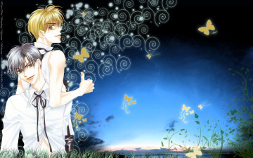 Картинка аниме hanakimi парни